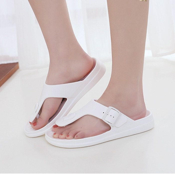 Sandal Jepit Wanita Empuk Santai Sendal Japit Cewek Korean Style Kekinian Anti Slip Sandal Perempuan Jepit Karet Jelly Strap Ringan