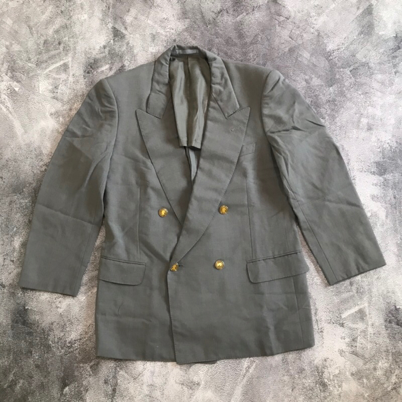 Pierre cardin paris Jas / blazer striped unisex G / Pria wanita basic casual sport fashion kantor da