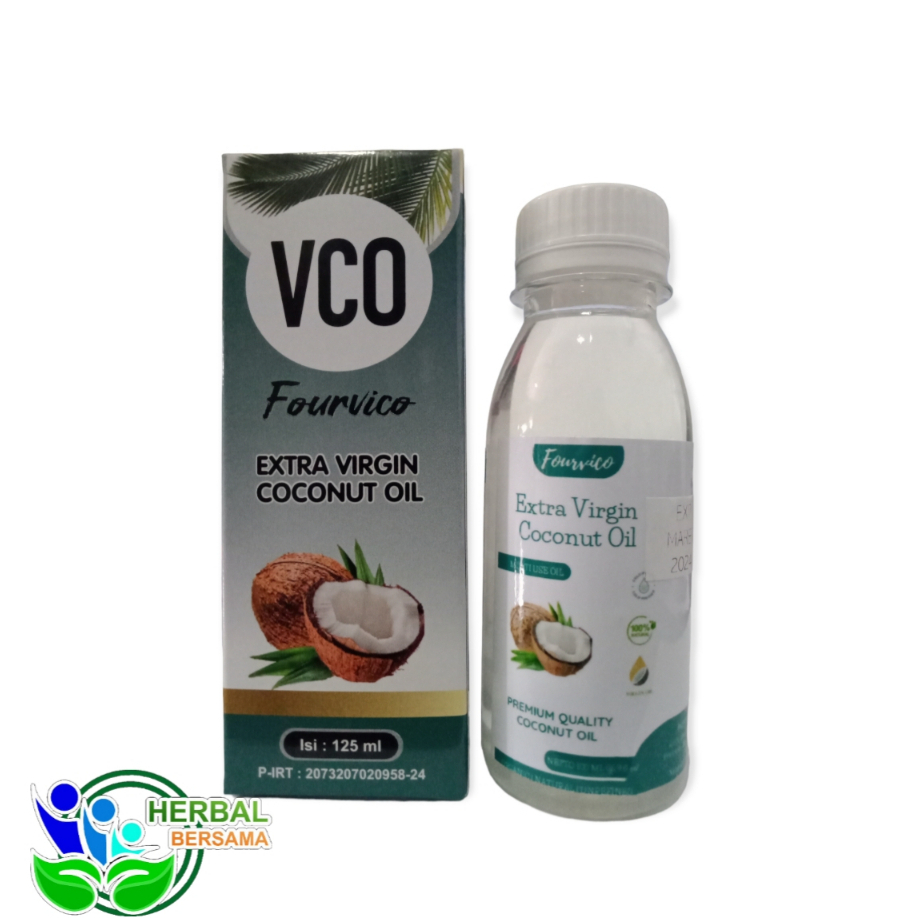 

VCO Fourvico | Extra Virgin Coconut Oil | Minyak Kelapa Murni - 125ml