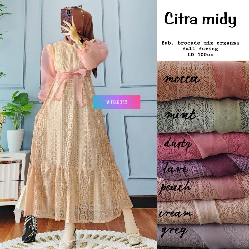 dress kondangan hijab dress pesta premium