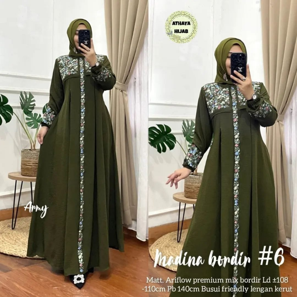 MADINA BORDIR DRESS VOL.6 TERKINI