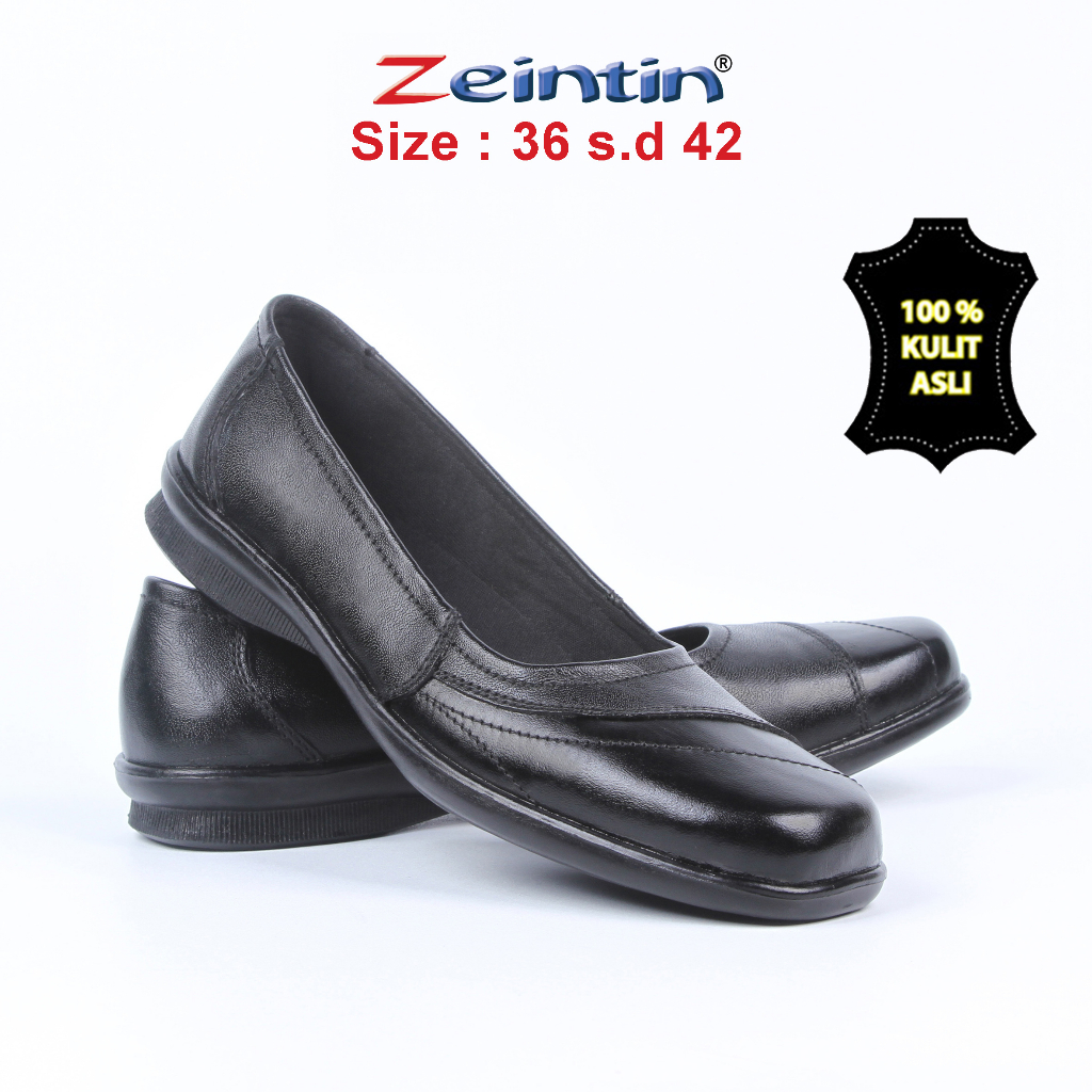 Zeintin - Sepatu Wanita Bahan Kulit Sapi Asli Sepatu Sepatu Paskibra Perempuan Sepatu Kulit Original Zeintin BJ