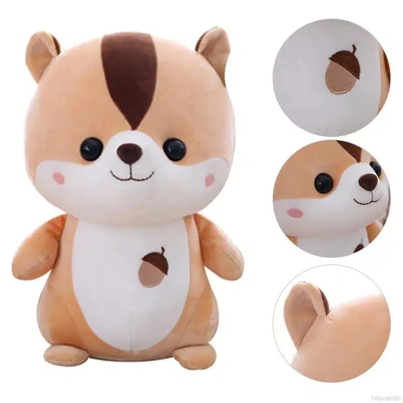 Boneka Tupai lucu Hadiah Untuk Anak - Anak / Mainan mewah Model Duduk