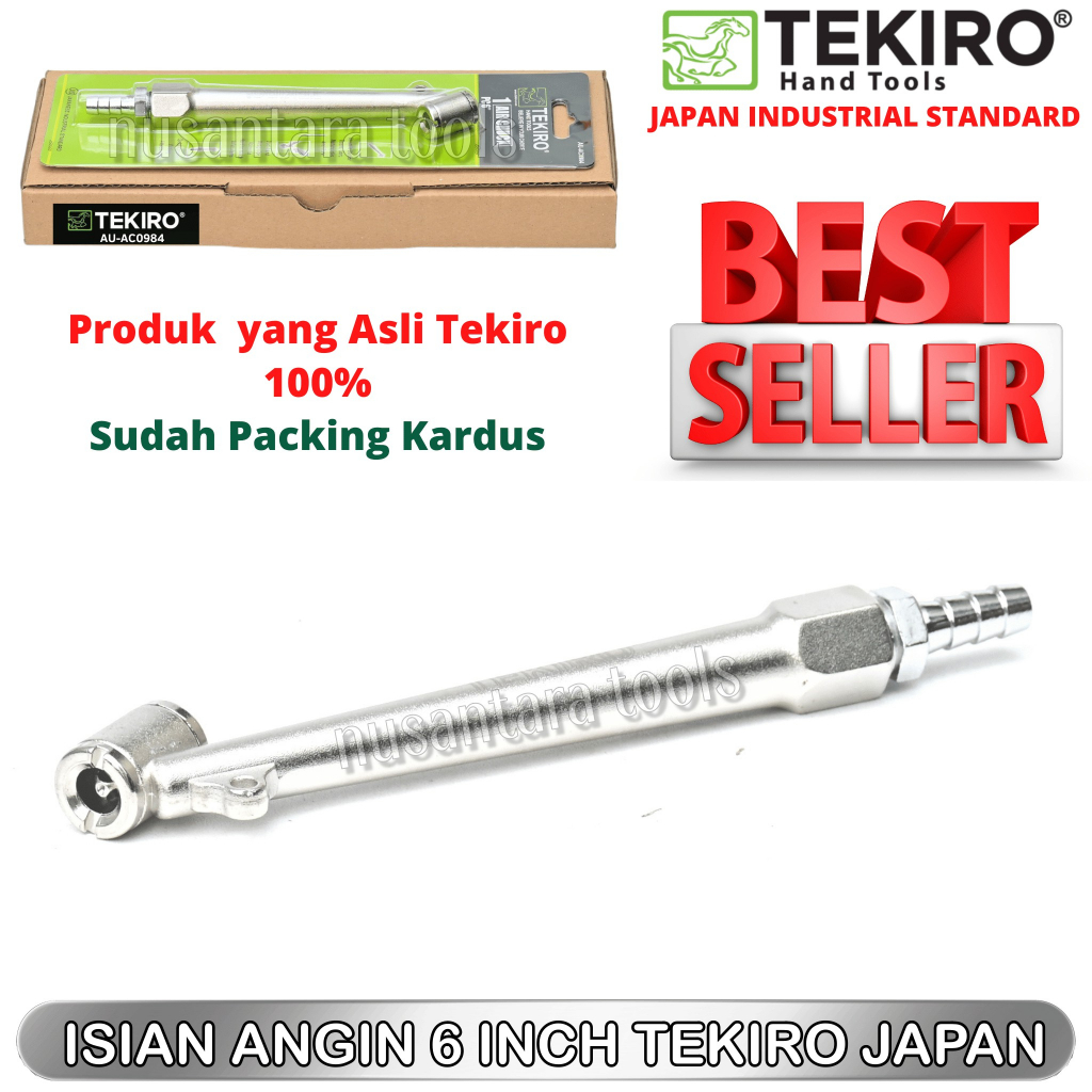 Tekiro air chuck / tire chuck / isian angin 6”