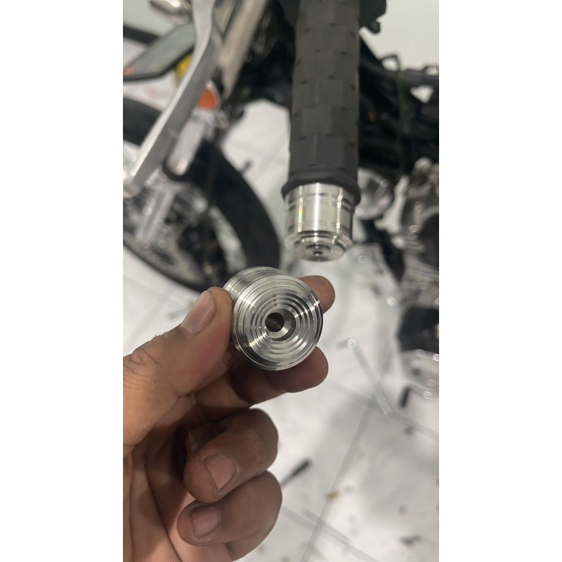 Jalu stang stainless spiral handmade untuk semua motor