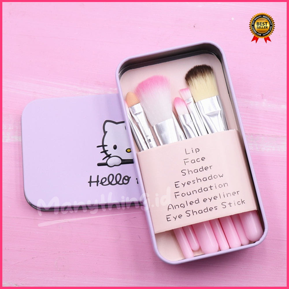 Kuas Make Up 7 in 1 Hello Kitty / Make Up Tools / Make Up Brush Termurah