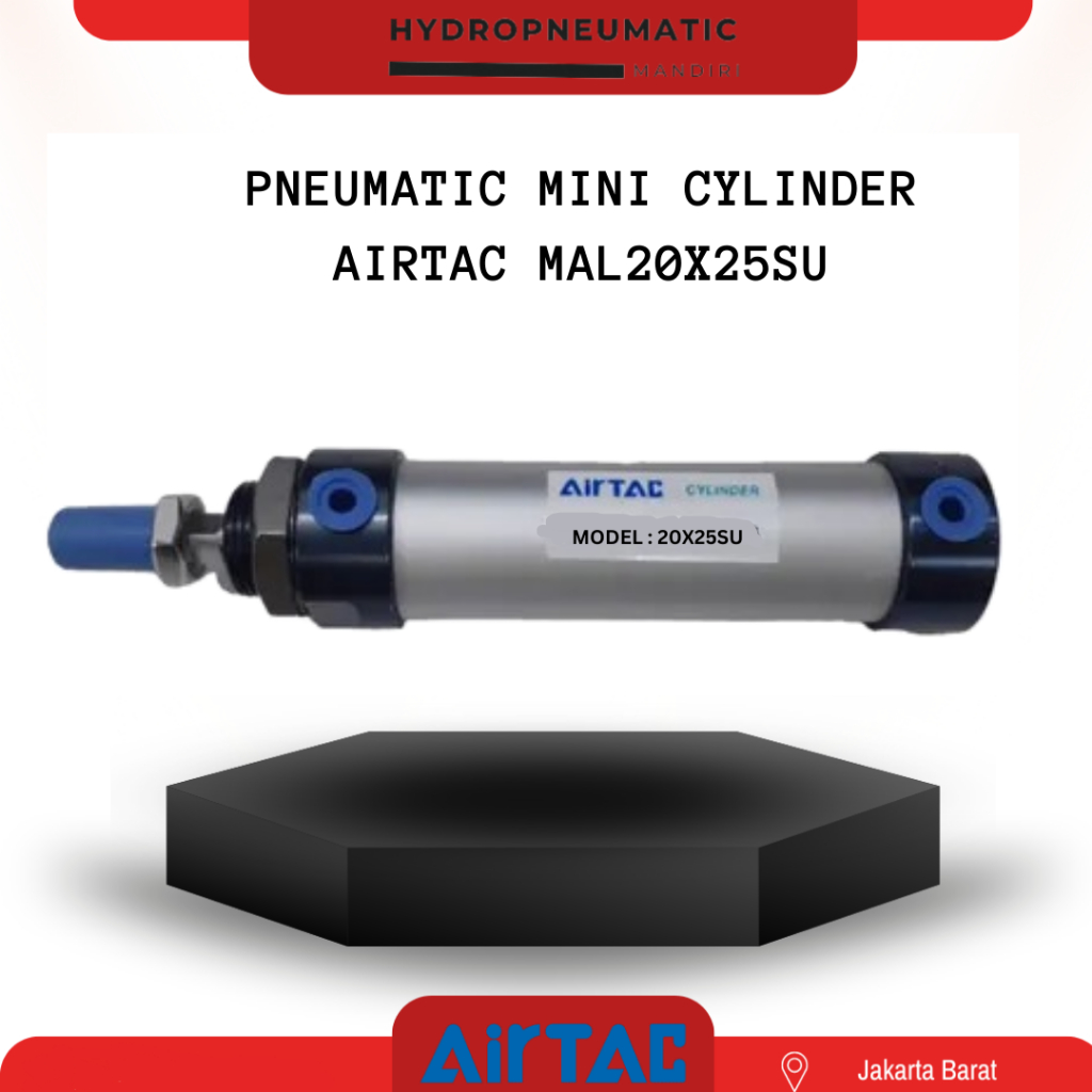 PNEUMATIC MINI CYLINDER AIRTAC MAL-20X25SU / MAL-20X25-U