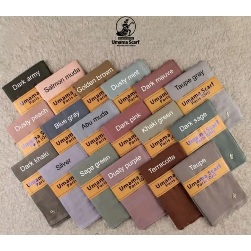 Jilbab Hijab Voal Umama Original Metal Logo UM 110x110
