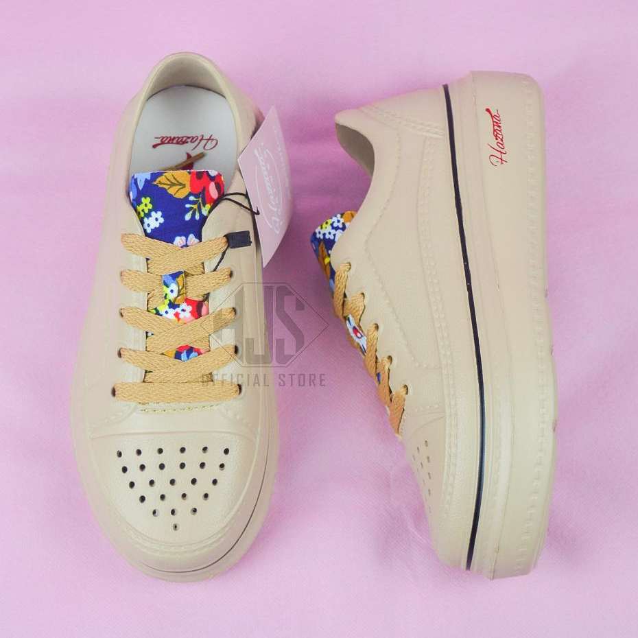 Sepatu Wanita Karet Eva Terbaru Sepatu Sneakers Wanita Anti Air Kekinian High Sepatu Cewek Murah