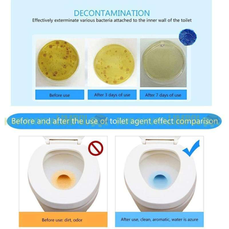 C096 Tablet Biru Pembersih Penyegar Kloset Toilet / SiBiru Pembersih Anti Bakteri