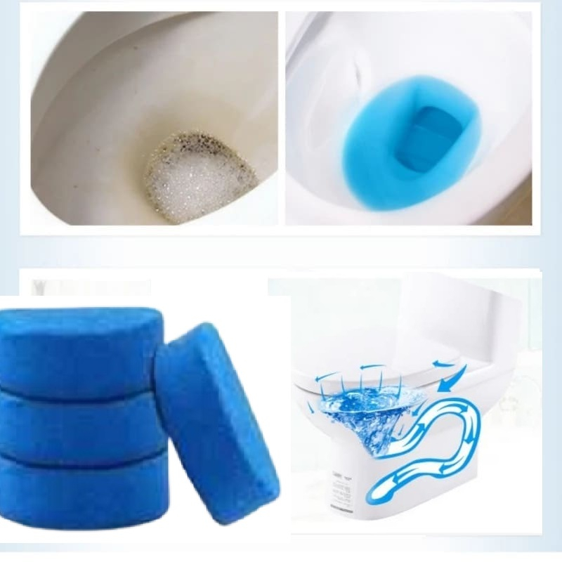 C096 Tablet Biru Pembersih Penyegar Kloset Toilet / SiBiru Pembersih Anti Bakteri