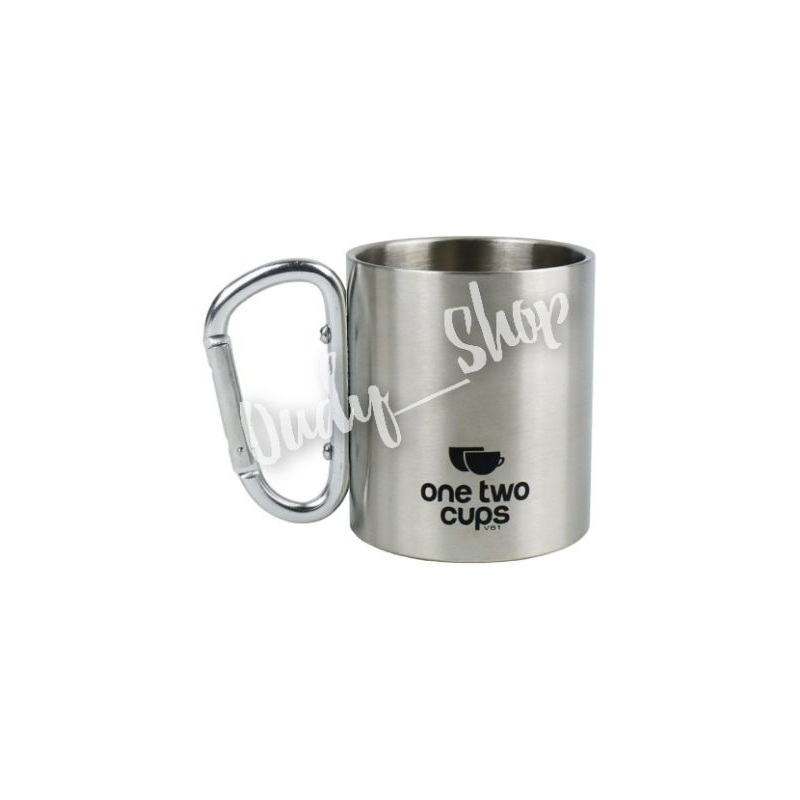 Gelas Carabiner Stainless Cangkir Mug Camping