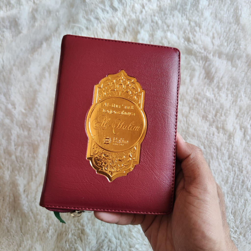Alquran Terjemah Al-Halim A6 Resleting Halim Quran