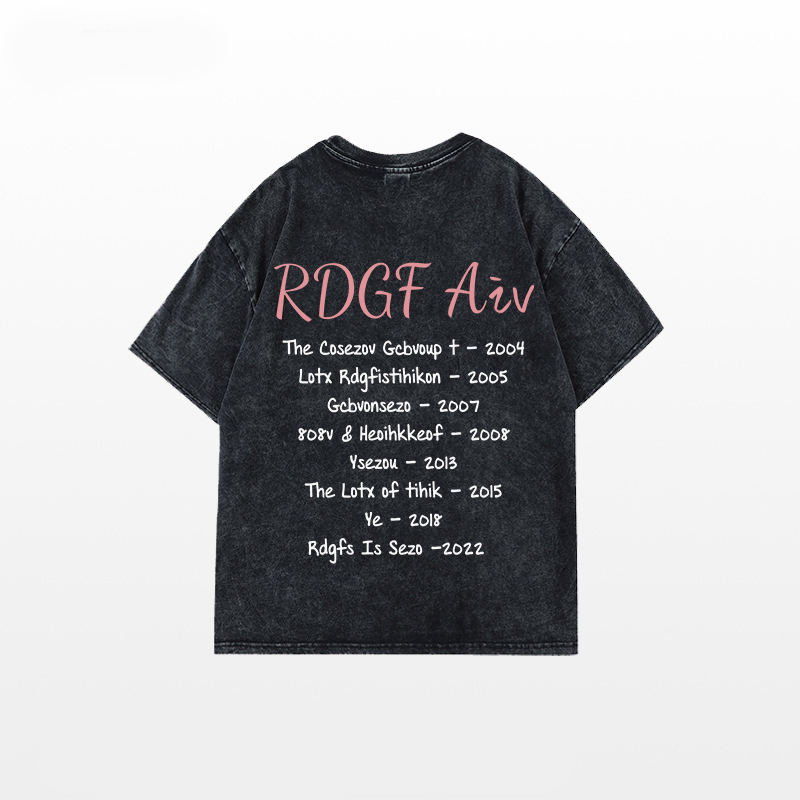 XIAOZHAINV Korean Style California Pattern Washed Printing Kaos Wanita A0915/Baju Wanita Kekinian