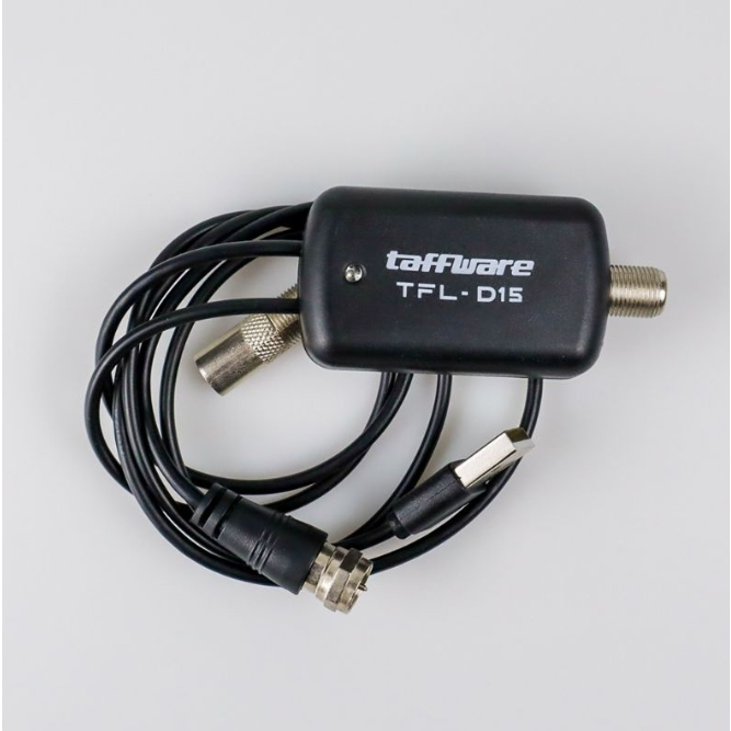 Taffware Penguat Sinyal TV Antena Amplifier Signal Booster HD DVB-T2 Digital TV Antenna T2 High Gain 25dB Booster