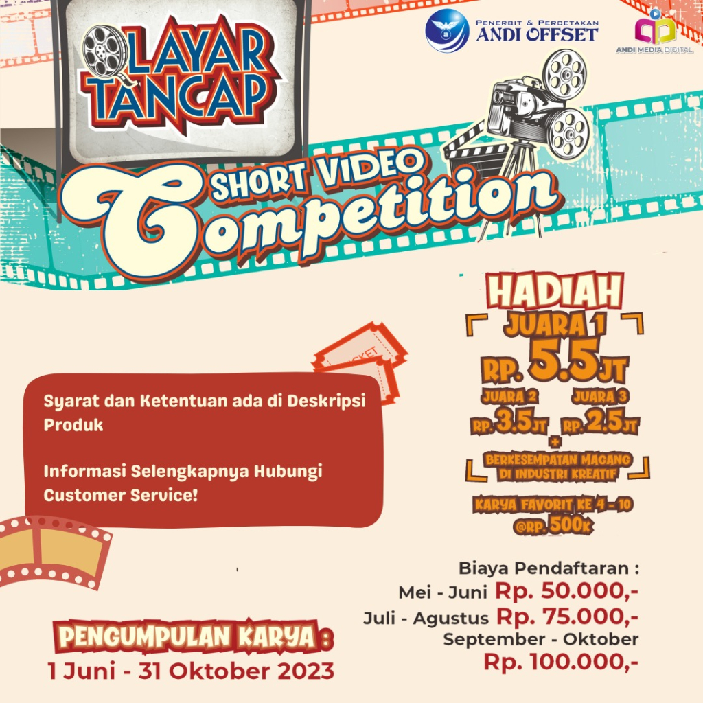 Penerbit Andi- Lomba Bikin Film Pendek Layar Tancap