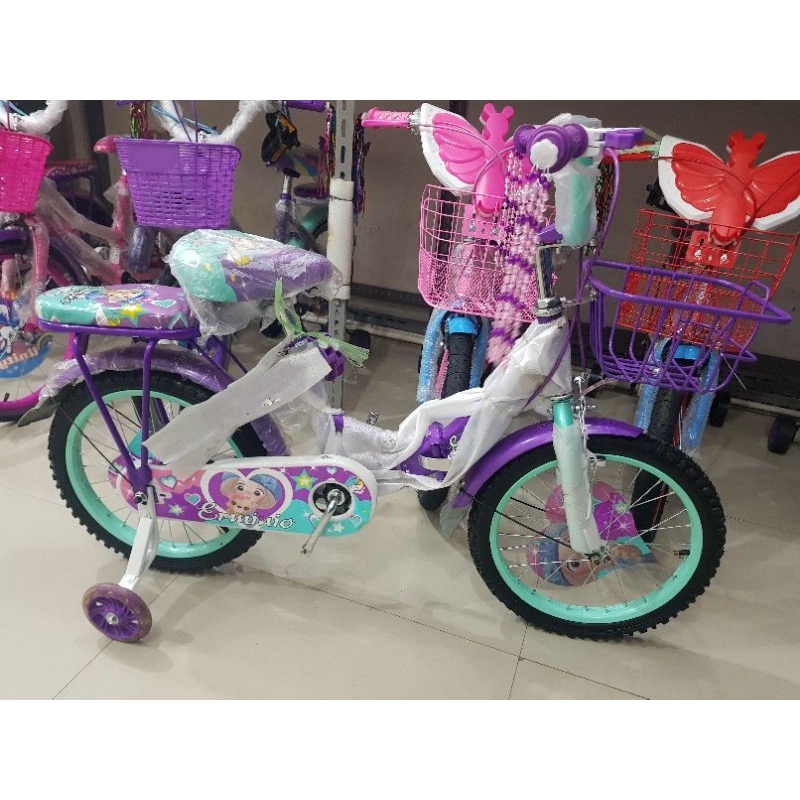 Sepeda Lipat Anak 16 inch ERMINIO ( Ungu )