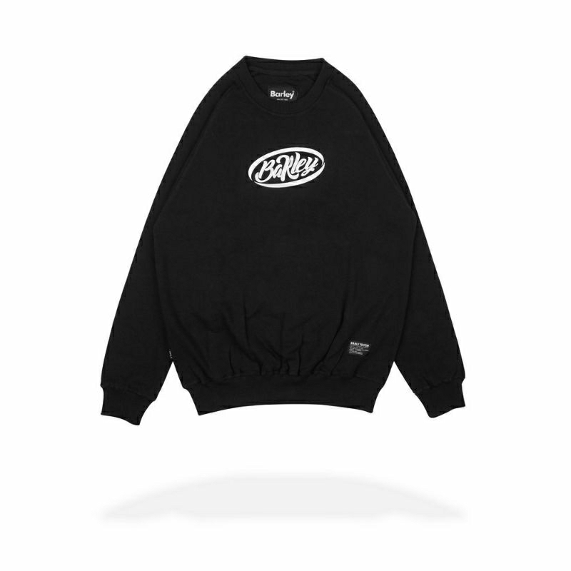 Crewneck Sweater Barley Dvsn Hitam BRLY02 Unisex