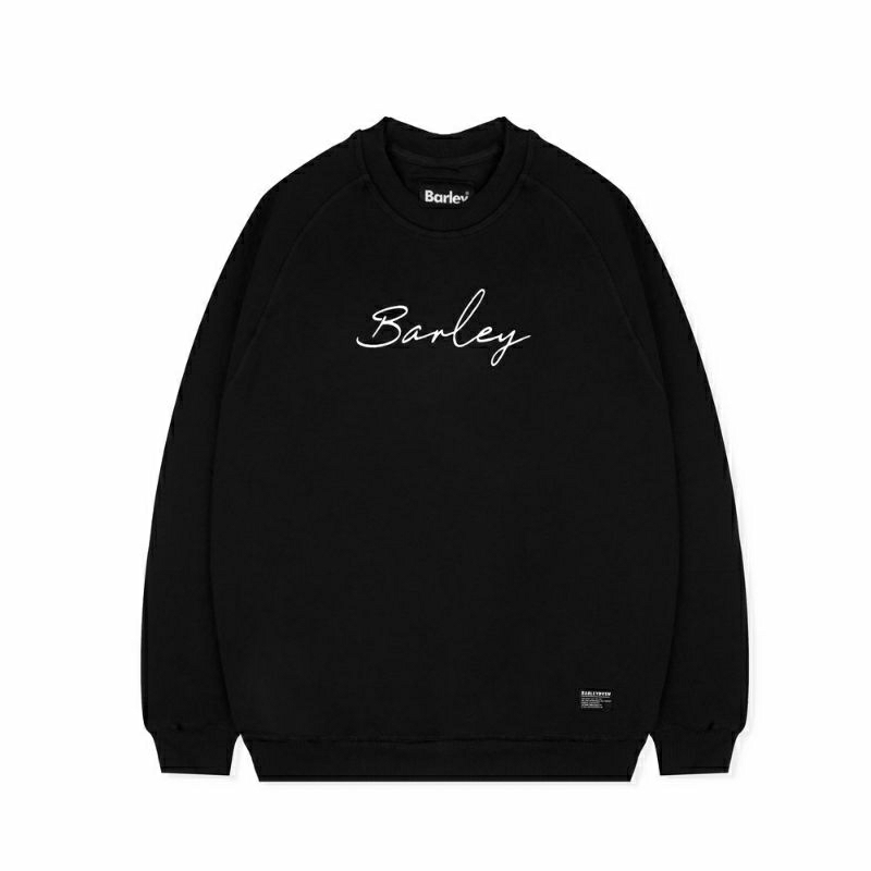 Crewneck Sweater Barley Dvsn Hitam BRLY03 Unisex