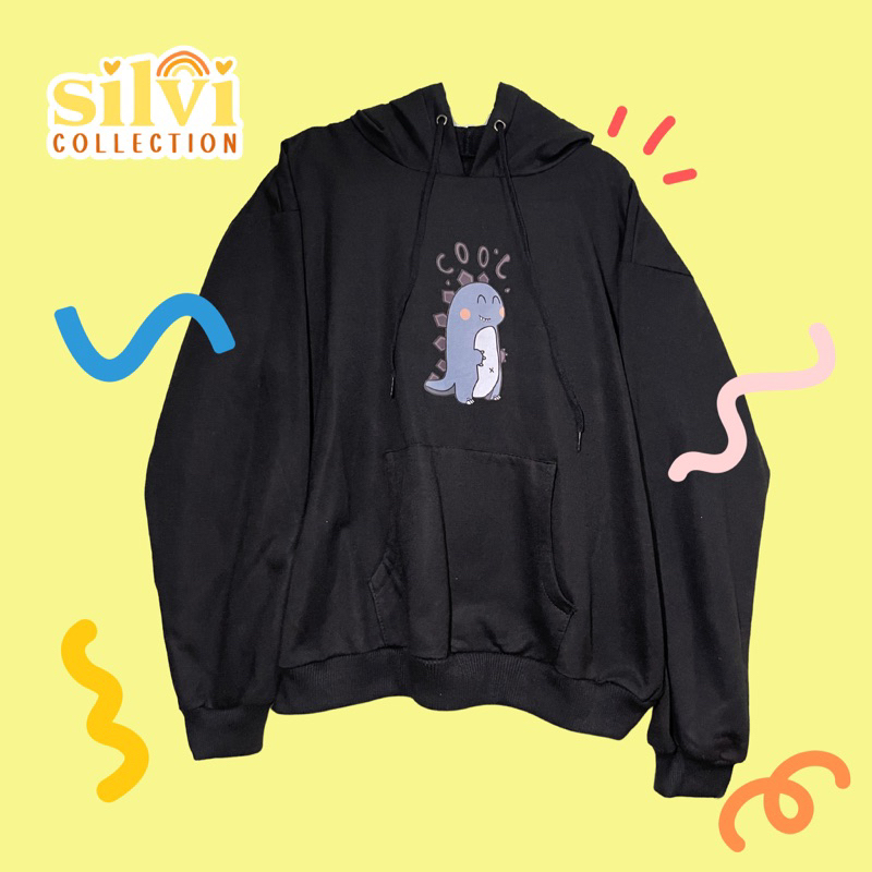 Cool Dino Hoodie | Hoodie Oversize - BONUS ANTING LUCU
