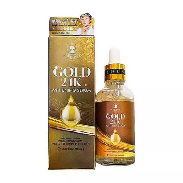 Precious Skin Gold 24K Whitening Serum Thailand Serum Pemutih Wajah 50ML