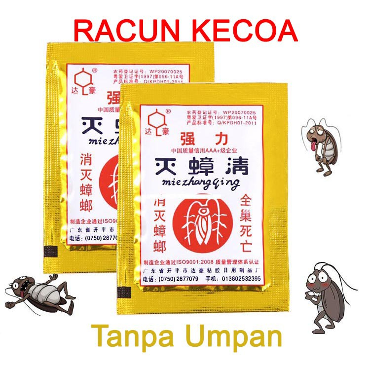 [10 Pcs] Racun Pembasmi Kecoa Bubuk Racun Anti Kecoa