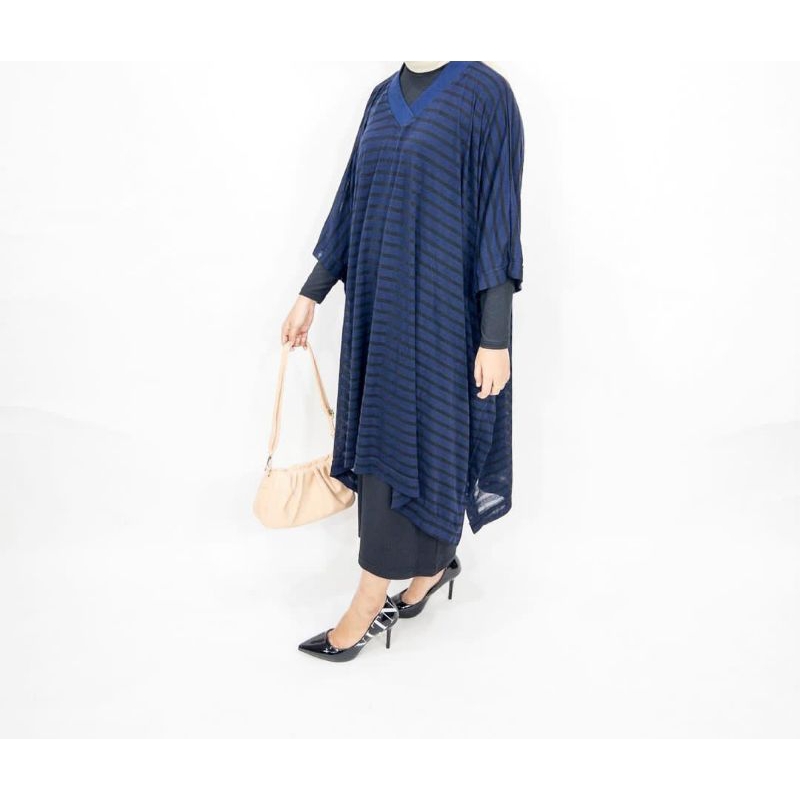 Set Kaftan Kaos salur mix Kaos Akira