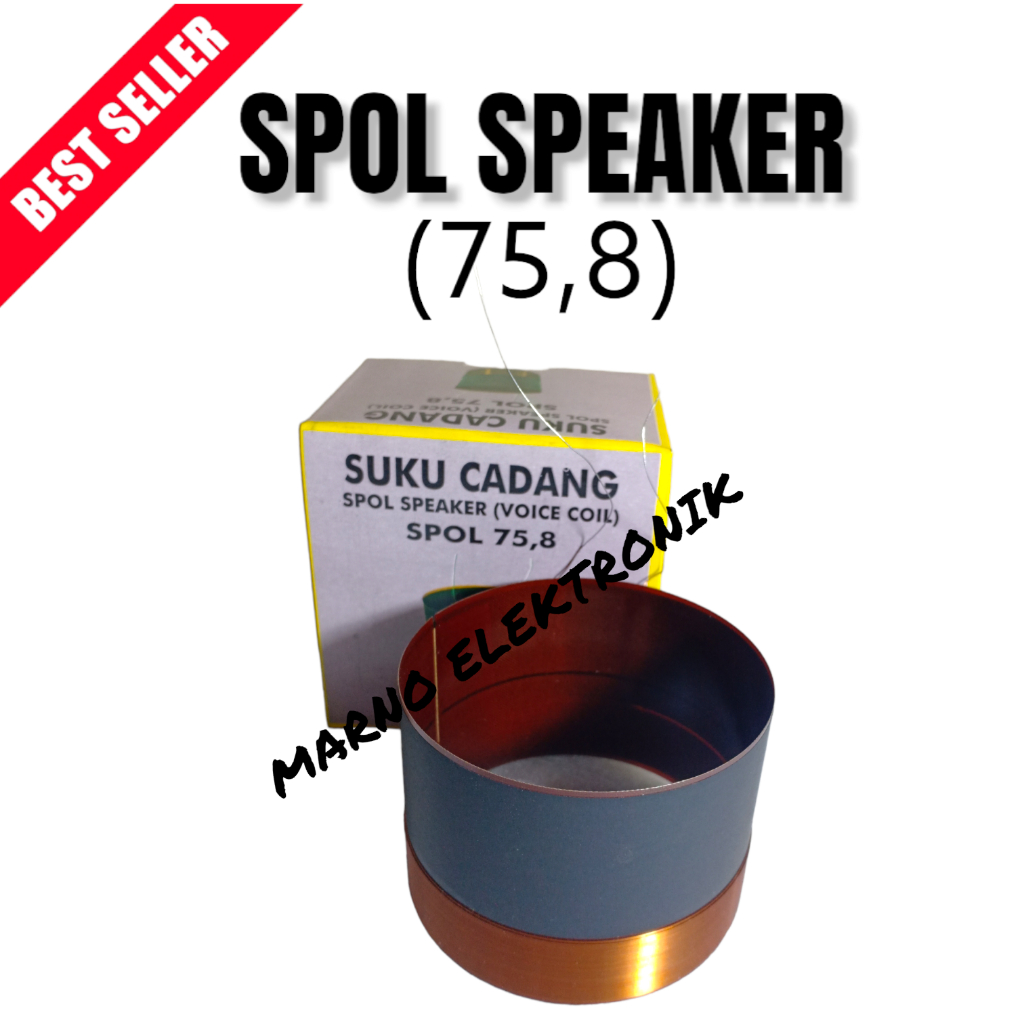SPOL SPEAKER NELC VOICE COIL 75.8 SUKU CADANG SPUL 75,8