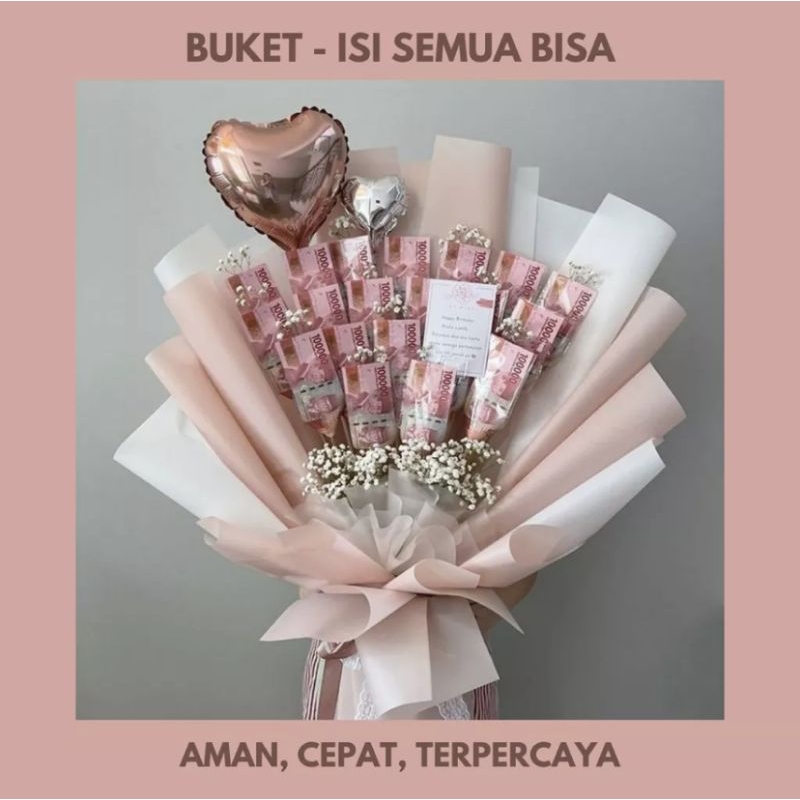 SOUVENIR MAHAR BUKET - Ada bonus perhiasan bayi