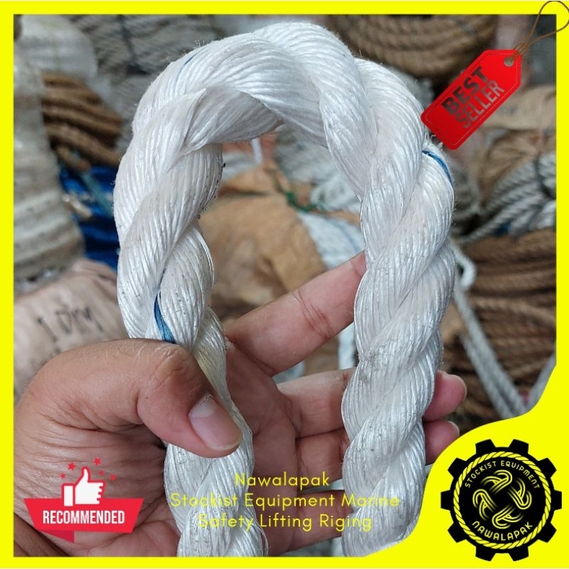 

Tali Tambang PP 24mm / Tali Tampar Polypropylene / Harga Per Meter