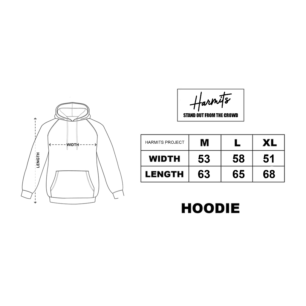 Harmits Project Hoodie Basic SLITHER Blue