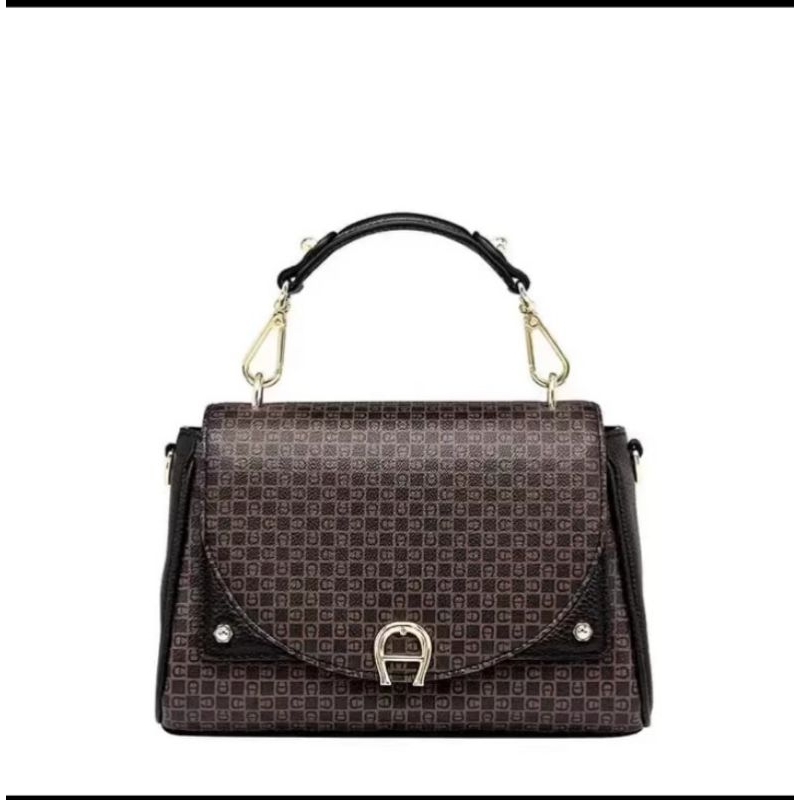 Aigner top handle & sling bag
