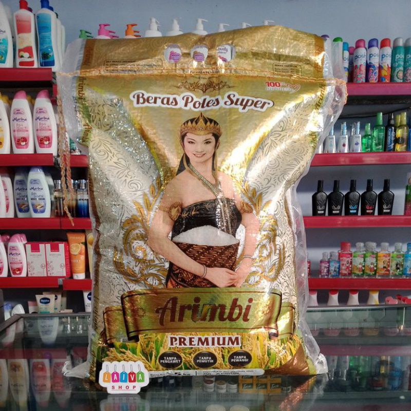 

ARIMBI PREMIUM Beras Poles Super 5kg SANIA SAWAH HIJAU