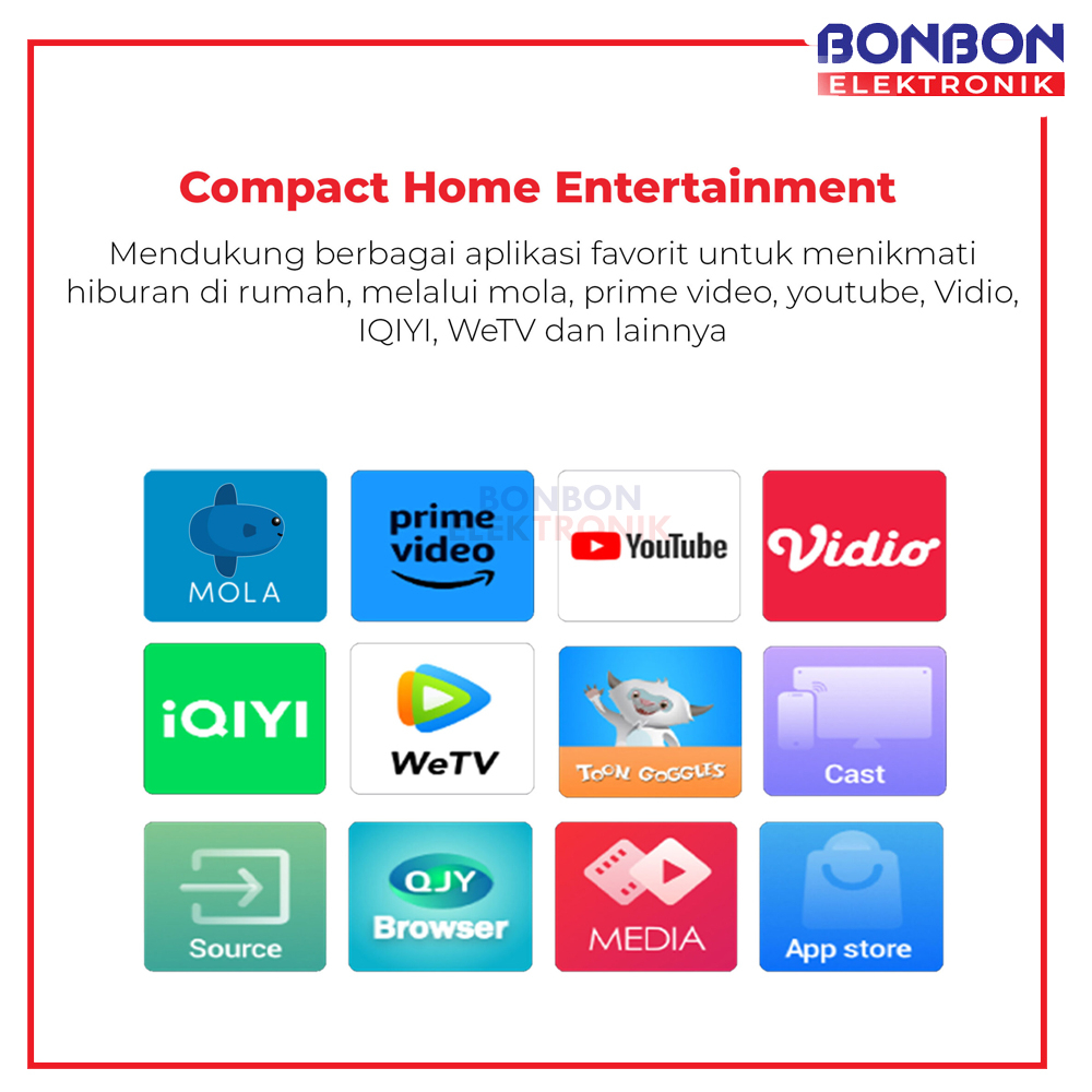 Polytron Smart Digital TV 43 Inch 43CV1569 DVB-T2 LED TV