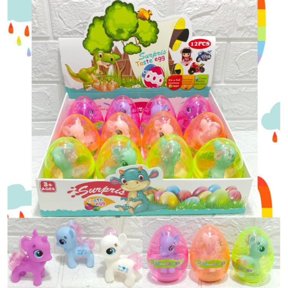 SURPRISE EGG MAINAN TELUR SURPRISE MURAH HARGA GROSIR KARAKTER [ HELLO KITTY &amp; SQUID GAME ]