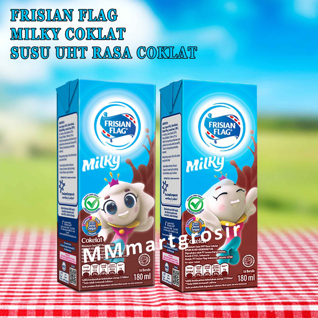 Frisian Flag / Milky / Susu Coklat / 180ml