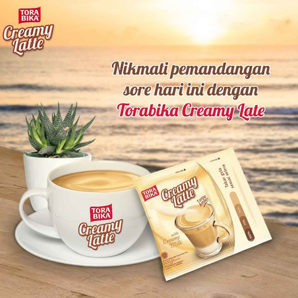 1 Renceng 10 Sachet* Tora Bika Creamy Latte* 25gr