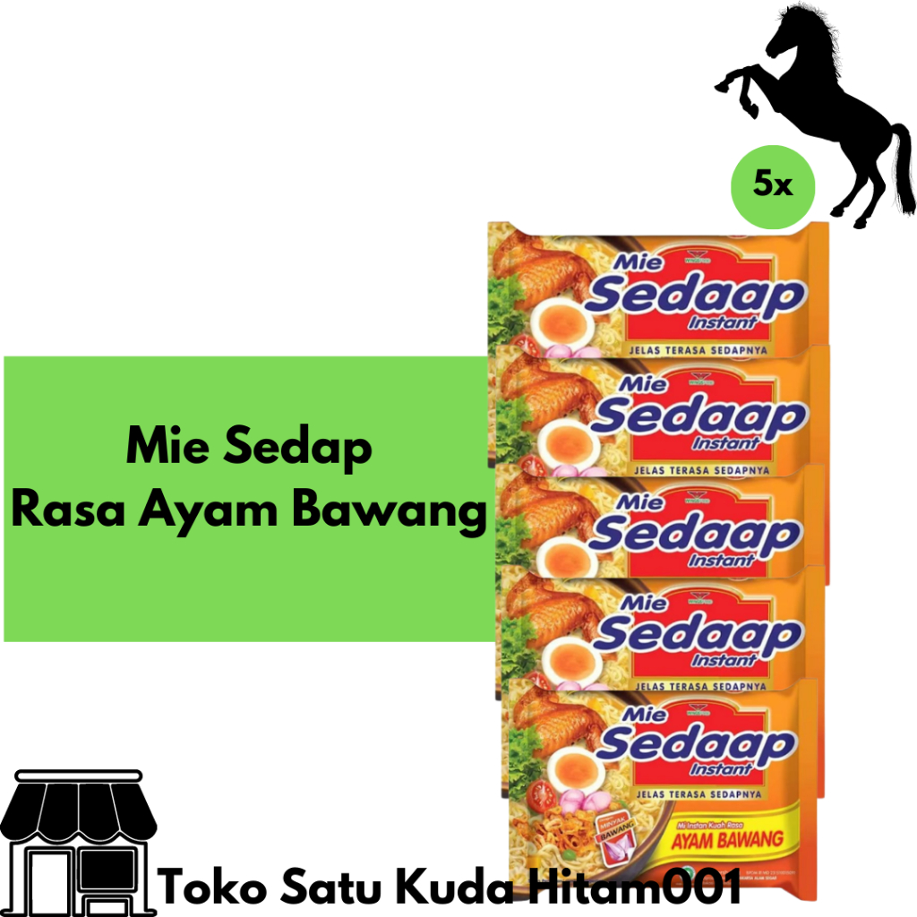 

Mie Sedap Rasa Ayam Bawang Isi 5X