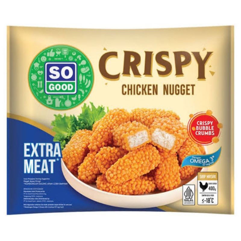 

so good crispy nugget 400gr