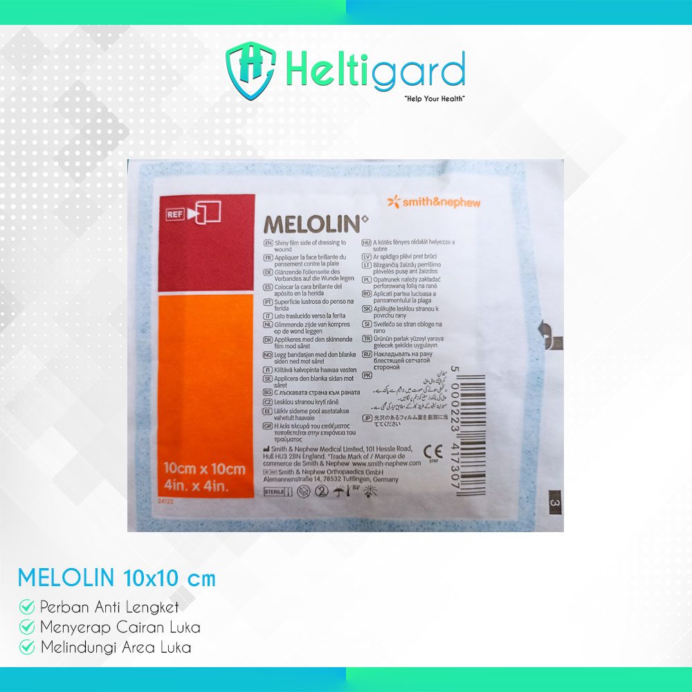 MELOLIN 10x10 cm Perban Anti Lengket Untuk Menyerap Cairan Luka