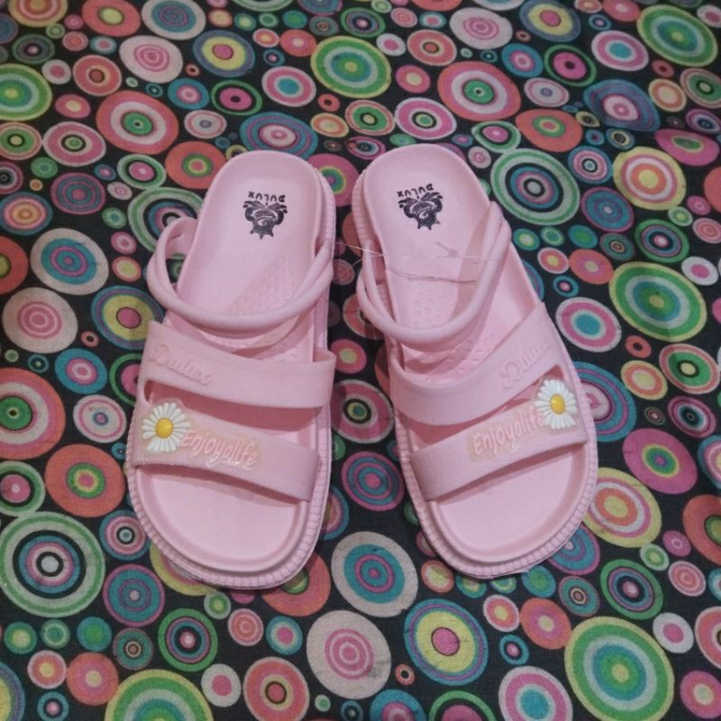 Sandal anak remaja wanita karet premium (uk. 30-35)