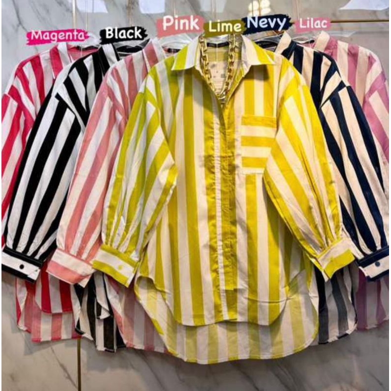 KEMEJA SALUR BESAR KANTONG  // ATASAN SALUR IMPORT PREMIUM // TOP IMPORT PREMIUM // FASHION IMPORT PREMIUM BKK