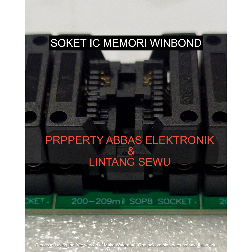 ADAPTER SOCKET CONVERTER SOP8 TO DIP8  FOR SOP8 WIDE 200MIL SOKET ADAPTER IC MEMORI WINBOND