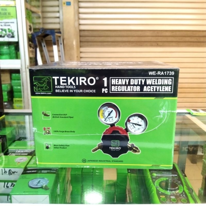 TEKIRO Regulator Acetylene - Welding Regulator Heavy duty