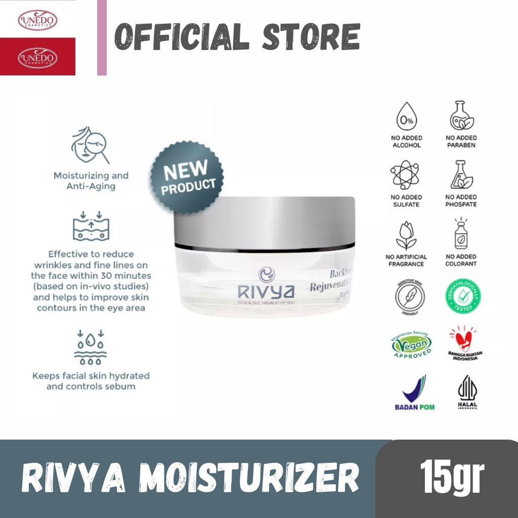 RIVYA Backhousia Rejuvenation Cream Moisturizer Wajah