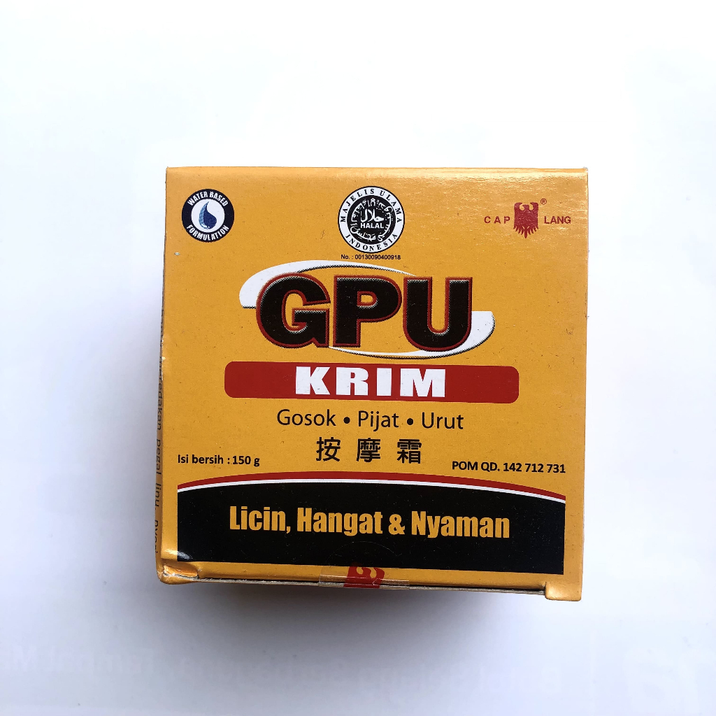 GPU Krim - 150 gram Balsem Gosok Pijat Urut