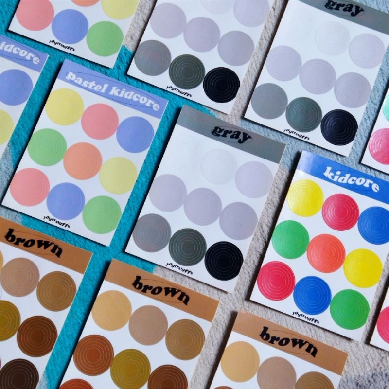 dot sticker / stiker bulet / sticker deco