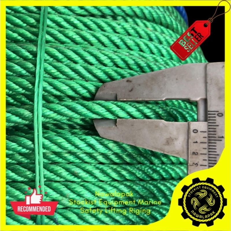 

Tali Tambang Plastik 7mm Seagull / Tali Tampar / Harga Per Meter