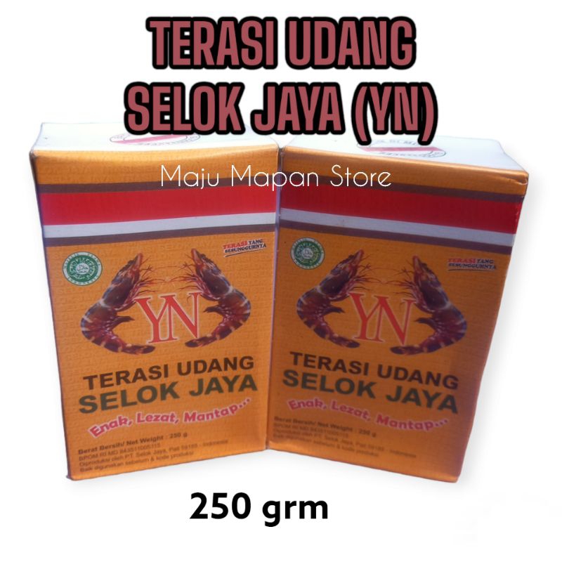 

Terasi Udang Selok Jaya YN 250g