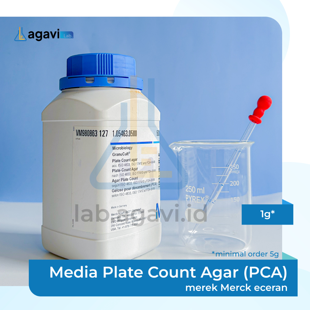 Media Plate Count Agar (PCA)/Media PCA/Media Plate Count Agar/PCA Merck Eceran 1 gram